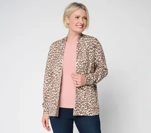 Belle by Kim Gravel ScubaLuxe Gold Zip Jacket