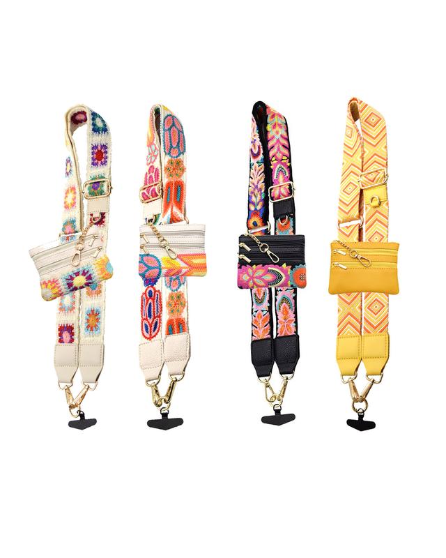 Clip and Go Strap for Phone With Wallet Crossbody,Phone Lanyard crossbody and Phone Strap crossbody, Phone strap With Wallet ,Phone Strap crossbody with zipper pouch wallet ,Adjustable Mobile Phone strap Gift for Valentine's Day