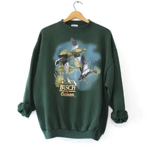 Vintage Bu.sch Be.er Outdoors Duck Sweatshirt, Remington Duck Sweatshirt, Duck Shirt, Duck Hoodie, Gift For Her, Gift for Him