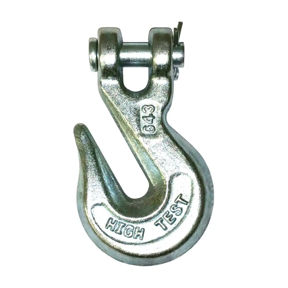 212 MAIN Galvanized Steel Farm Screw Pin Grab Hook - 4 in., 3900 lbs High Load Capacity, Hardware Farm Hook