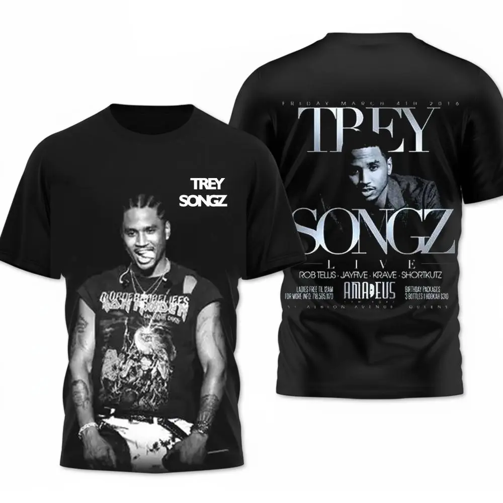 Trey Songz Live At Amadeus Nightclub 3D AOP T-Shirt YG08
