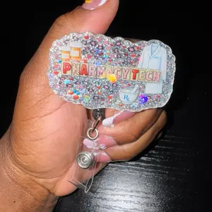Pharmacy tech holographic badge Reel