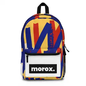 Maggie Jones Backpack, Colorful Design, Zippered Closure, Multiple Compartments, Ideal for Everyday Use