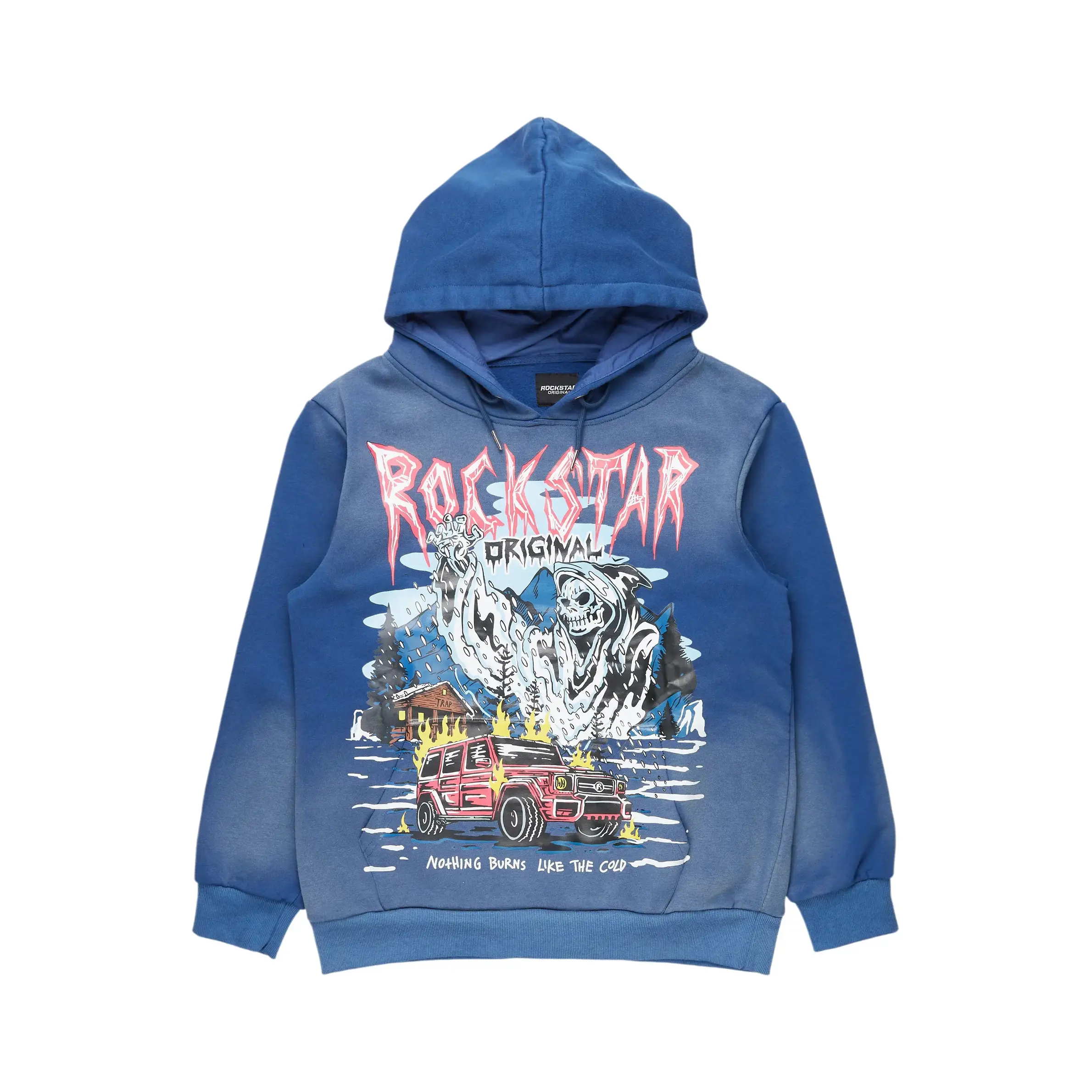 Kip Navy Graphic Hoodie