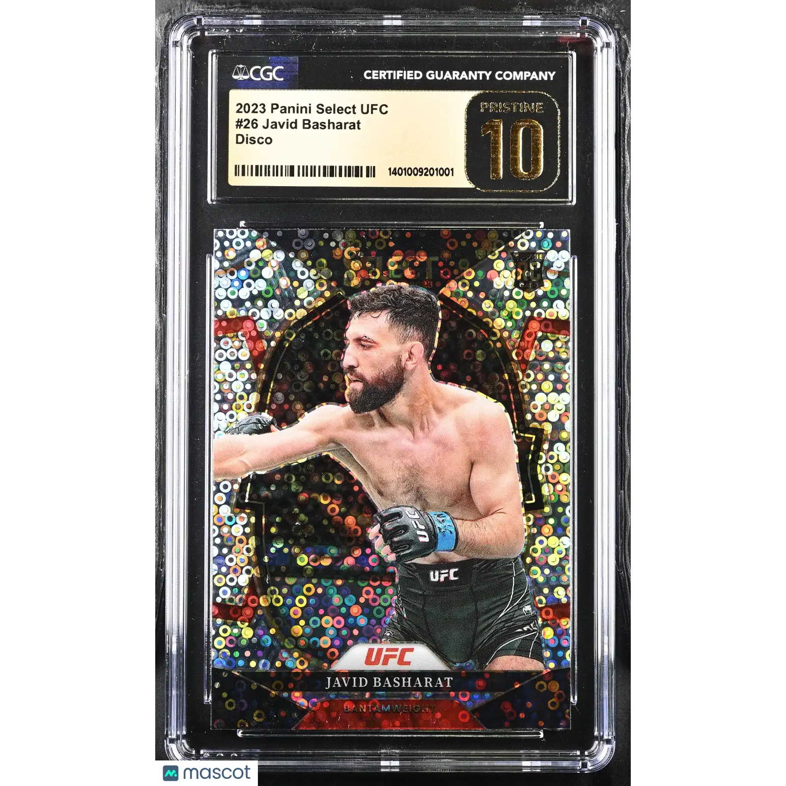 Javid Basharat CGC 2023 Select UFC #26 Disco MMA 10