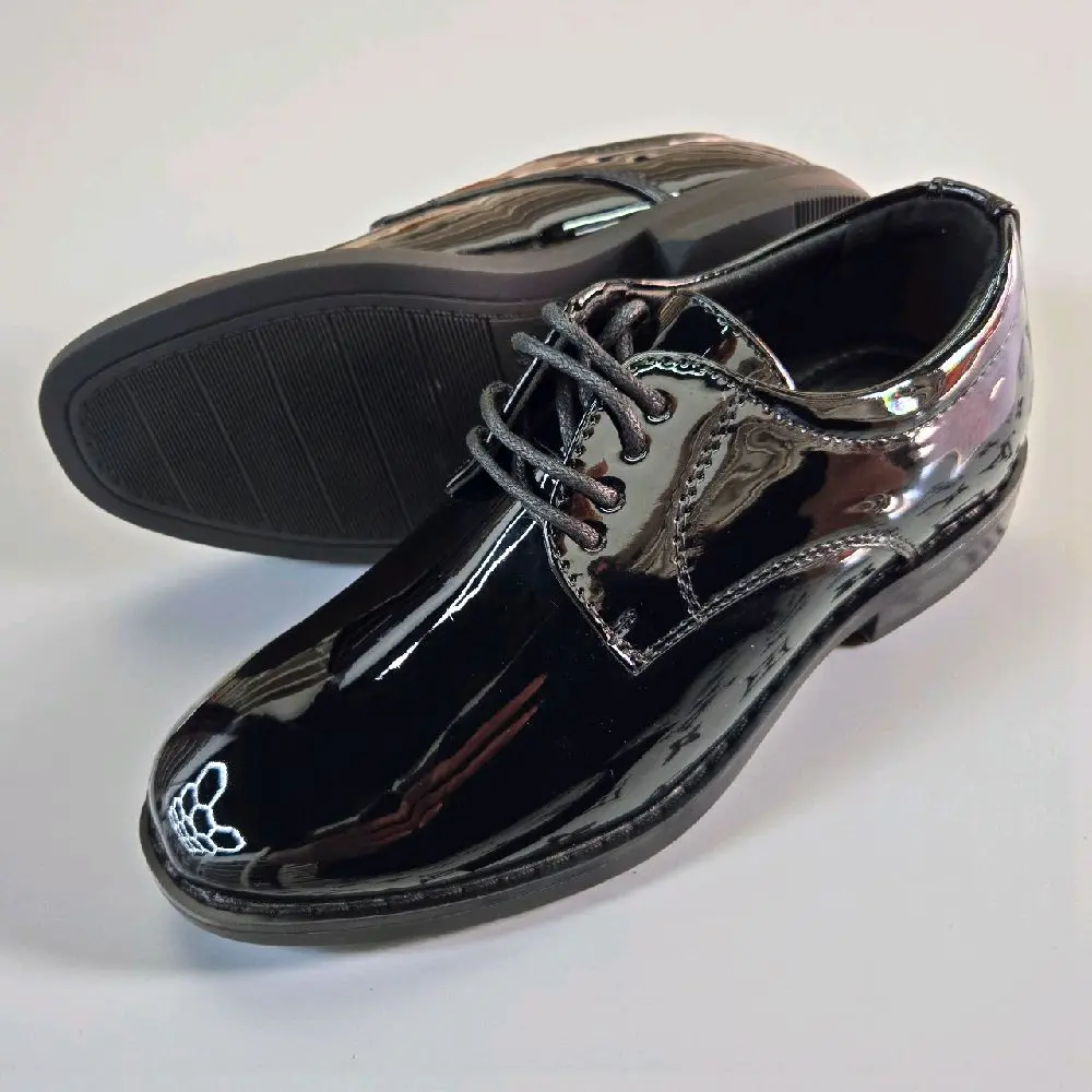 Black tuxedo shoes