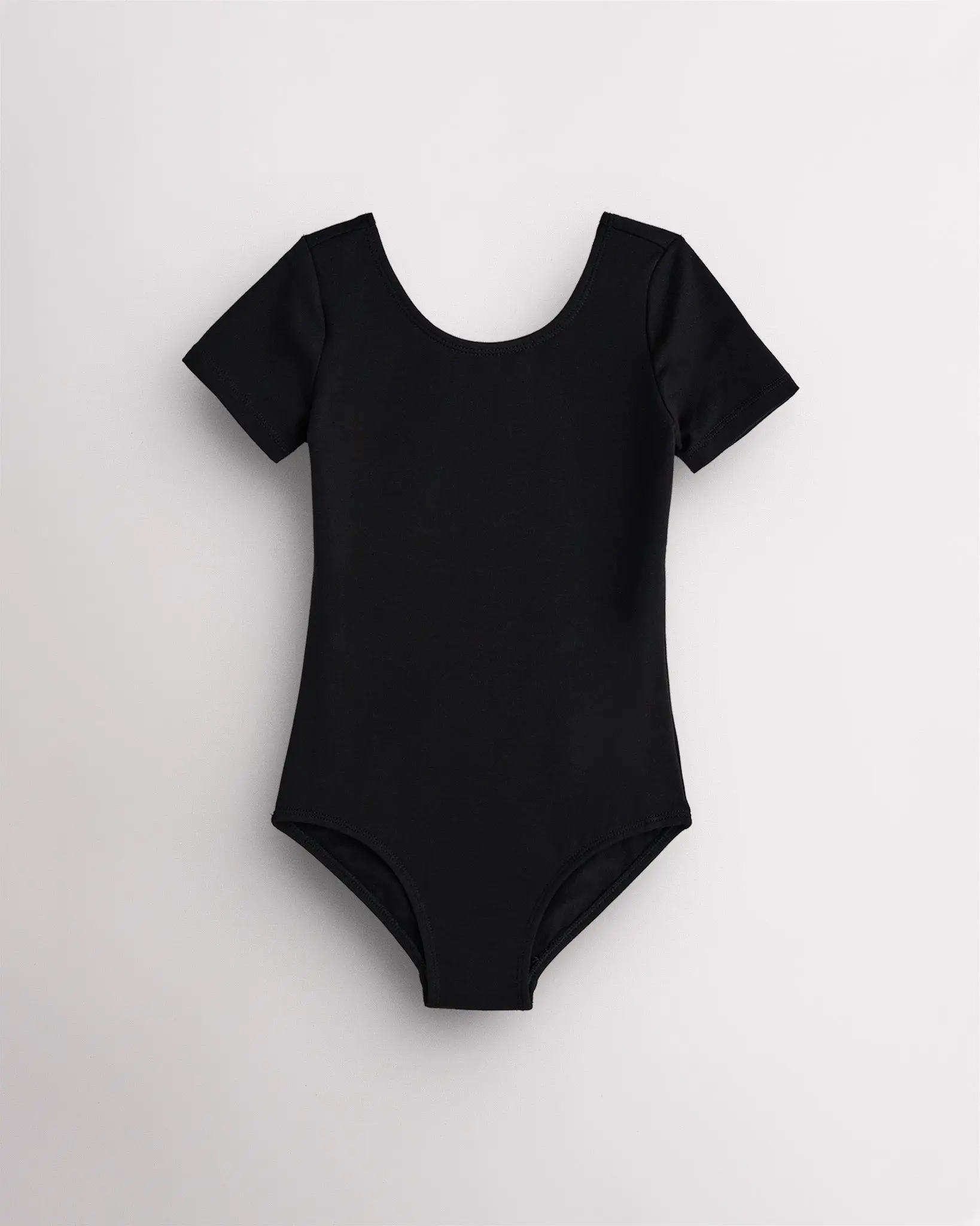Girls Performance Short-Sleeve Leotard Girls Performance Short-Sleeve Leotard