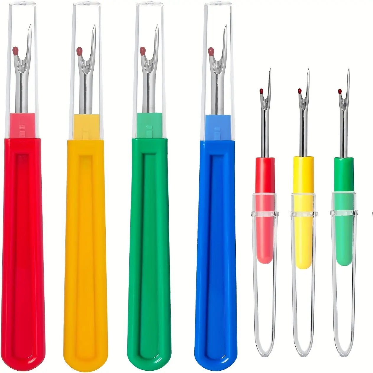 4/8counts, Sewing Seam Rippers, Handy Stitch Rippers For Sewing/Crafting Removing Threads Tools Sewing Thread Removers Kit, Hand-held Stitch Ripper Sewing Tools