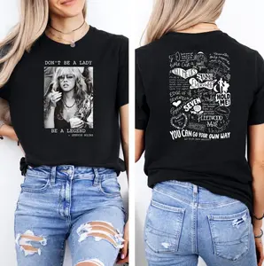 Stevie Nicks 2 Sides Shirt, Don't Be A Lady Be A Legend,  Stevie Nicks Shirt, Limited Stevie Nicks Retro T-Shirt, Music Concert Gift Unisex Shirt [T-Shirt / Sweatshirt / Hoodie]