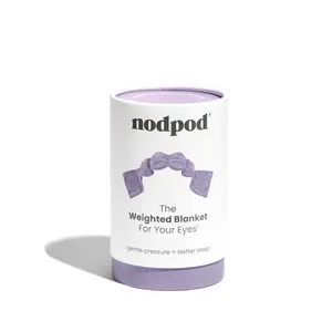Nodpod Sleep Mask - The Weighted Blanket For Your Eyes, Calming Eyemask for Deep Sleep, Side-Sleeping Friendly, 100% Blackout, Patented Strap-Free Design