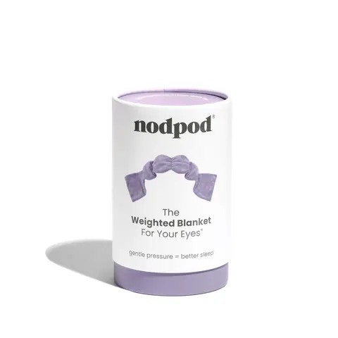 Nodpod Sleep Mask - The Weighted Blanket For Your Eyes, Calming Eyemask for Deep Sleep, Side-Sleeping Friendly, 100% Blackout, Patented Strap-Free Design
