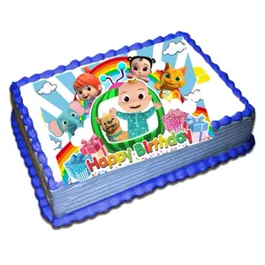 Edible printing on rice or icing paper for cake decoration and gelatin,8x11 inch