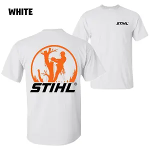 Stihl T-Shirt – Arborist Tree Climber Silhouette Graphic, Perfect Gift for Arborists and Chainsaw Enthusiasts, Men's Cotton Tee