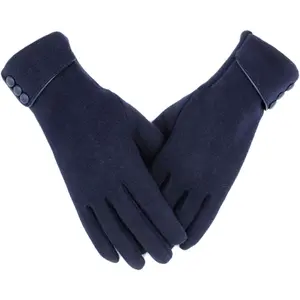 Womens Touch Screen Phone Fleece Windproof Gloves Winter Warm Wear