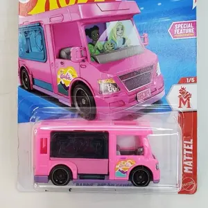 Barbie Hot Wheels Dream Camper Pink Vehicle Toy for Kids Ages 3+