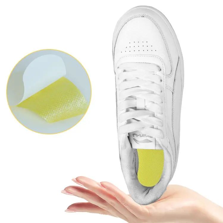 Self-Adhesive Lemon-Scented Odor-Absorbent Shoe Deodorizer Pads, Everyday Deodorizing Footwear Care for Men/Women Orthotic Shoes, Stick-On