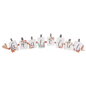 Gallerie II Grateful Decorative Hanging Wood Garland