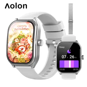 Aolon Curve Smart Watch 2.01" Screen IP68 Waterproof, Wireless Calling, 100+ Sports Modes, Health Monitoring, Assistant Weather Push, Stopwatch, Timer, Stopwatch And OtherFunctions, Compatible With Android And iPhone Phones