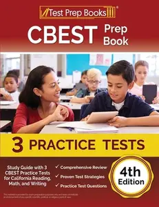 USED-CBEST Prep Book: Study Guide with 3 CBEST Practice Tests for California Reading, Math, and Writing [4th Edition] by Rueda, Joshua (Paperback)