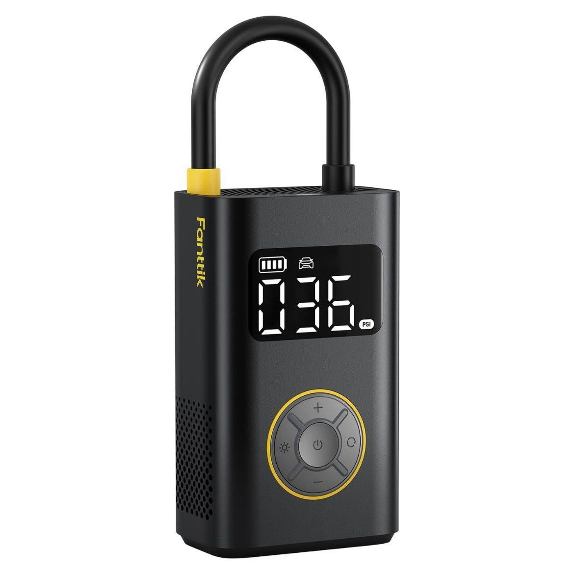 Fanttik X9 Pro Portable Tire Inflator 150PSI High-Pressure Cordless Pump with Smart ON/OFF Hose Design, 1 Min Jet-inflat