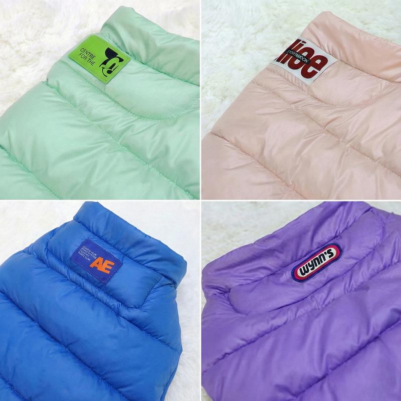 Frenchie Quilted Puffer Winter Jacket – Lightweight Water-Resistant Coat Designed for French Bulldogs