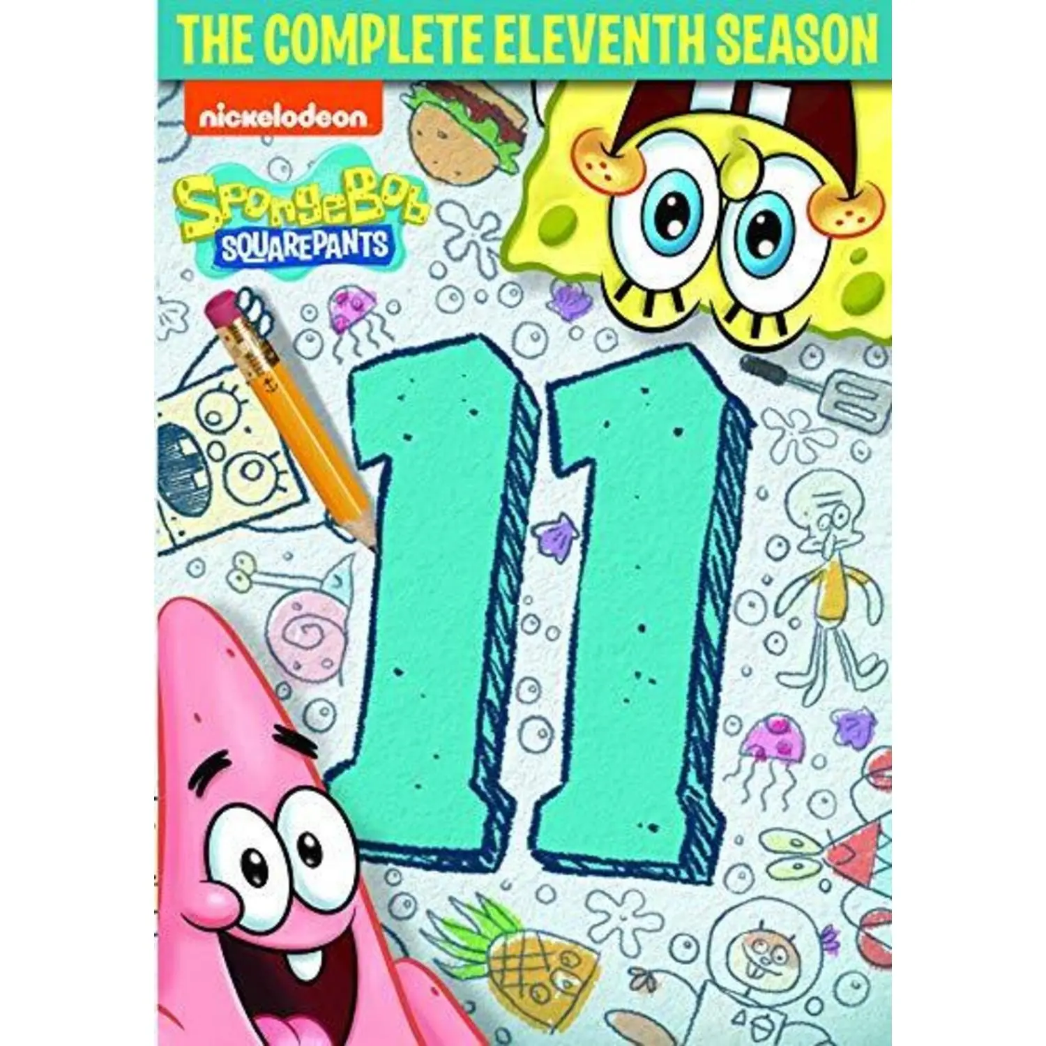 SpongeBob SquarePants: The Complete Eleventh Season  [DVD Video Disc] 3 Pack, Ac-3/Dolby Digital, Amaray Case, Dubbed, Widescreen