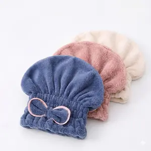 3 PCS Microfiber Hair Drying Caps, Extrame Soft & Ultra Absorbent, Fast Drying Hair Turban Wrap Towels Shower Cap for Women Christmas Gift