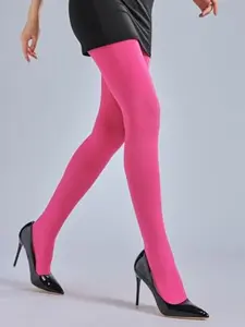 Women's Slim-Fit Dance Socks, Sexy Plain Color 80D Tight-Fitting Stockings, Perfect for Strip Dancing & Parties, Christmas Wear