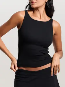 klassy Ribbed Dainty Boat Neck Brami Casual Top for Women, Stretchy Fabric, Essential Womenswear klassy Ribbed Dainty Boat Neck Brami Casual Top for Women, Stretchy Fabric, Essential Womenswear