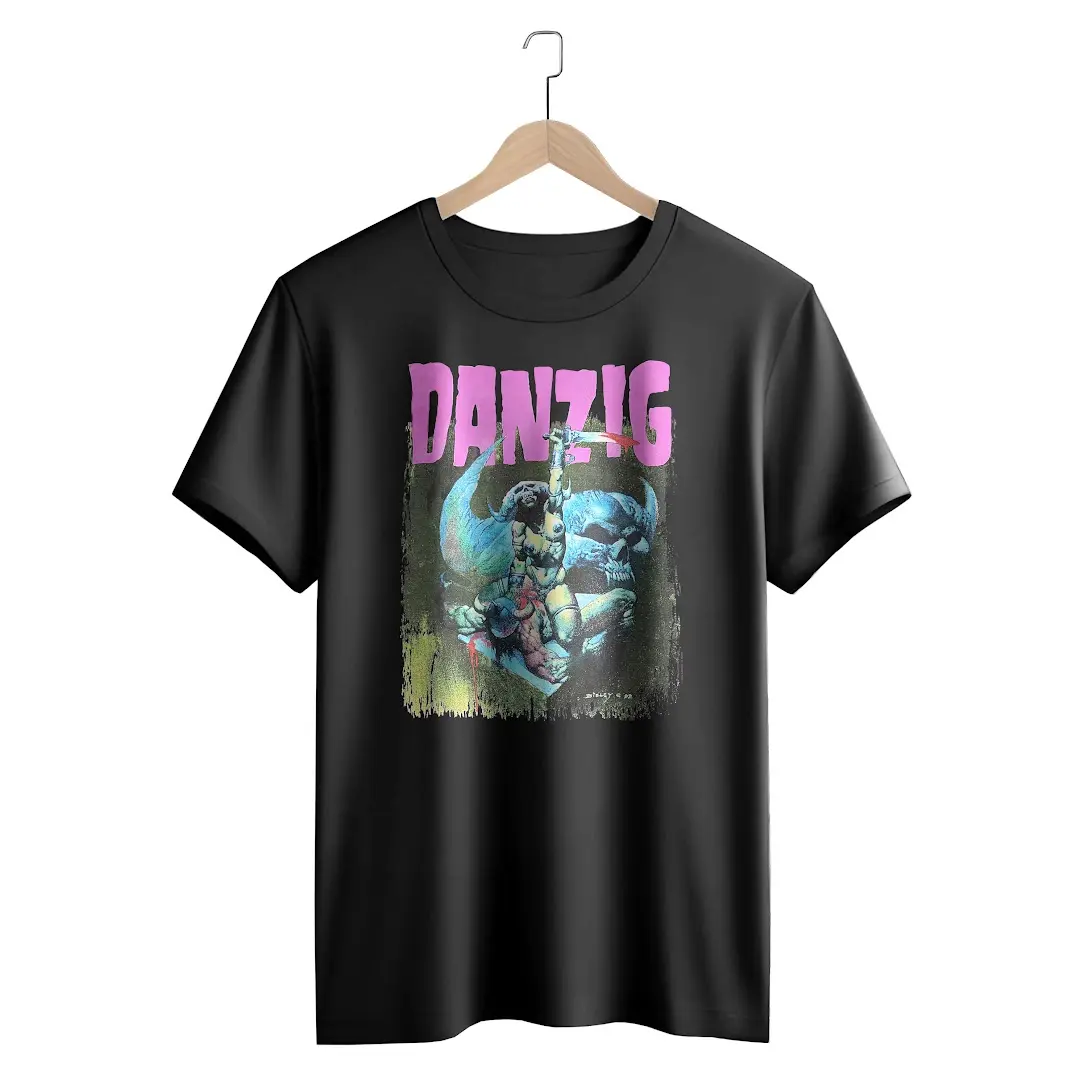 Vintage Danzig 1992 How The Gods Kill Tour Rock Concert Shirt Reprint, Vintage T-shirt, Graphic T-shirt, Unisex T-shirt