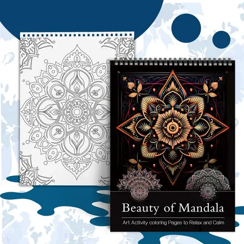 Irregular Mandala Theme Coloring Painting, DIY Decorative Painting, Party Gift for Birthdays, Parties, Halloween, Thanksgiving, Other Festivals, Art Craft Supplies