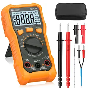6000 Counts Multimeter with NCV and TRMS Auto Multimeter for AC/DC Voltage&,Resistance,Capacitance,Frequency,Temperature,Duty Ratio,Continuity Voltmeter for Car Circuit