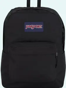JanSport SuperBreak One Backpacks - Durable, Lightweight Bookbag with 1 Main Compartment, Front Utility Pocket with Built-in Organizer - Premium Backpack, Black