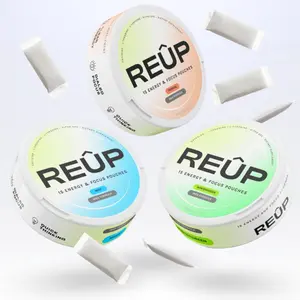 REÛP Energy & Focus Pouches - 3/6 Pack - Zero Sugar Fast-Acting for Work Workouts & Busy Days - Clean Energy & Focus Supplement