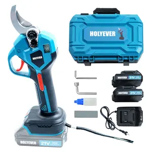 Holyever Cordless Pruning Shears with 2 Backup Rechargeable Li-Ion Batteries for Home, Garden, Tree Repair,Picking,Gifts Limb Branch Cutter Heavy Duty