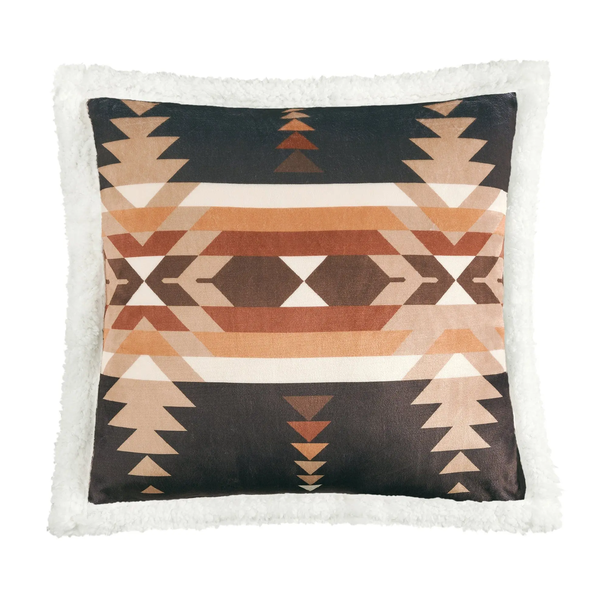 Yosemite Campfire Sherpa Pillow