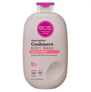 eos Shea Better Cashmere Body Wash - Coconut Waters , Creamy Gel Formula, 16 fl oz.