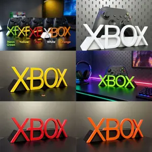 Xbox Series X/s Controller Stand, 3D Letter Design, Multi-Color Gamepad Holder, Desktop Display Mount, Gaming Desk Decor & Accessory