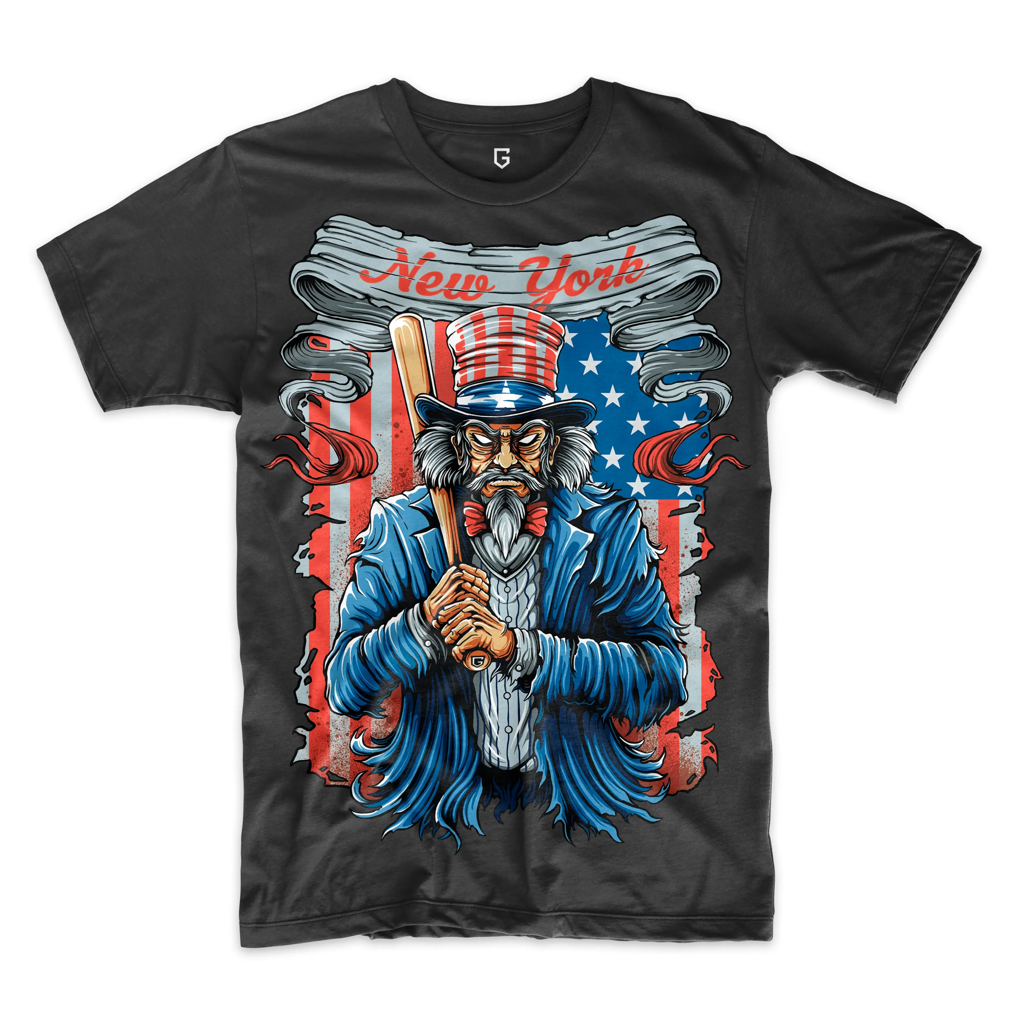 New York Yankees Baseball Uncle Sam Men's Graphic T-Shirt