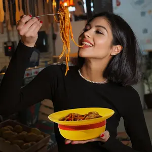 Anime Straw Hat Ramen Bowl Set with Spoons Chopsticks and Holder for Soup Pho Udon Asian Noodles, Anime Theme Merch Ceramic Rice Bowl with Exquisite Packaging Box Microwave Safe