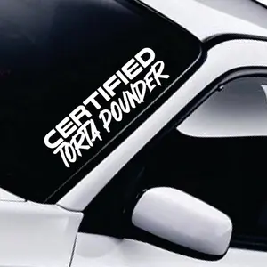 Certified Torta Pounder Car Decal Truck Bumper Sticker Window Windshield Banner JDM Vinyl