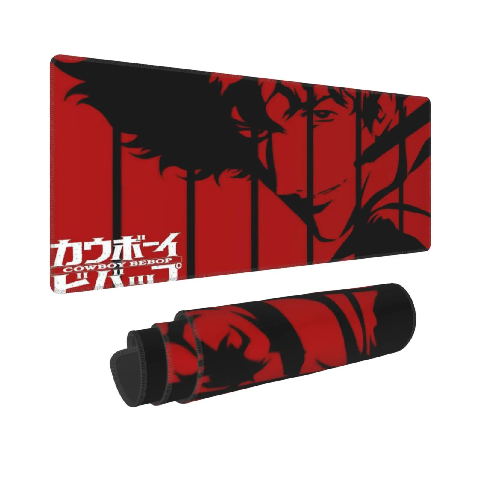 Cowboy Bebop Anime Computer Mouse Pad - 11.8x31.5in Extended Gaming Mousepad, Single Sided Vibrant Print Desk Accessory for Work, Gaming, Extended Mousepad
