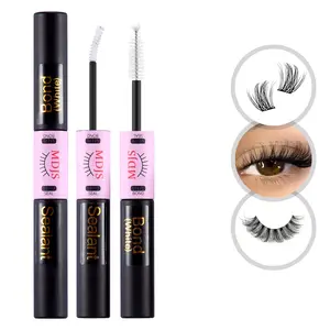 Eyelash Glue & Sealer 6ML, Waterproof Lash Bond, Long-Lasting 48h Strong Hold, Non-Allergenic Waterproof, Gentle for Sensitive Skin, DIY False Lashes Kit