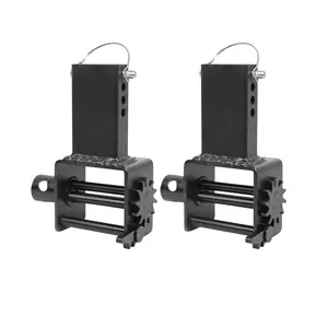 2 Pack Trailer Stake Pocket Winch, Winch Flatbed Utility Capacity 16200 Lbs and 5400 Lbs Load Limit for Flatbed Trailer Trucks Winches
