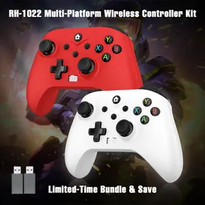 Variety Pack RH-1022 Xbox Series X Multi-Platform Wireless Controller for Xbox One/Series X|S, Switch, Windows 10/11, Hall Effect Triggers, Turbo & Macro Programmable Gamepad with RGB Battery Indicator, 3-Way Connectivity