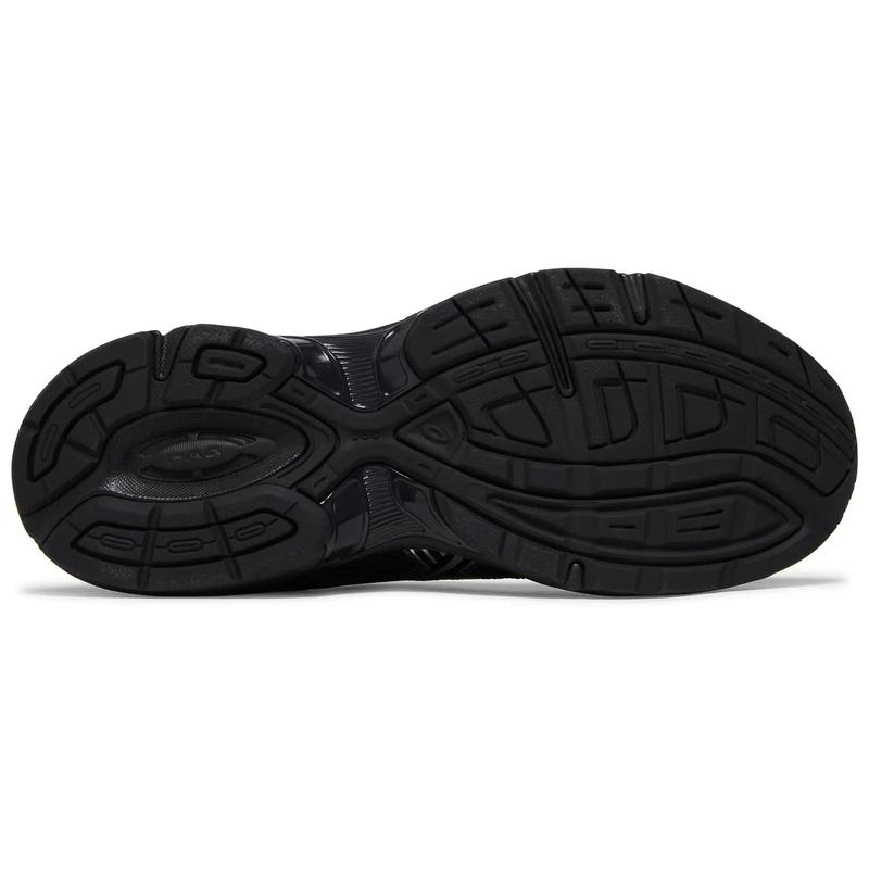 ASICS Gel-1130 Black Pure Silver Mens Unisex Athletic Running Sneakers 1201A906-001 Round Toe Breathable Mesh Gel 1130 Closed Sports Chunky Trainer Workout Shoes