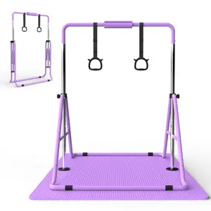 Gymnastics Bar, 5-HeightAdjustable Gymnastic Bars for at,Robust &for Indoor/Outdoor Using,Weight Limit140LBS