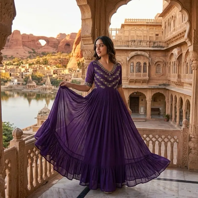 Women's Casual Indian-Pakistani Dress, Womenswear Casual Dress