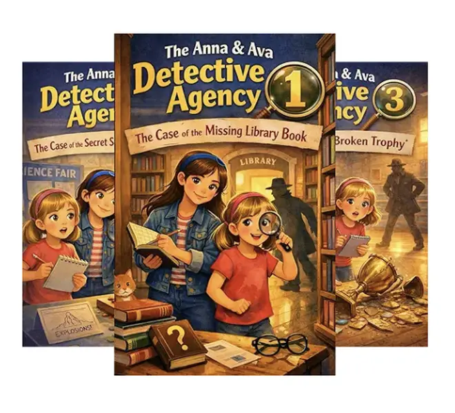 The Anna & Ava Detective Agency books 1-10 (signed by the detectives)