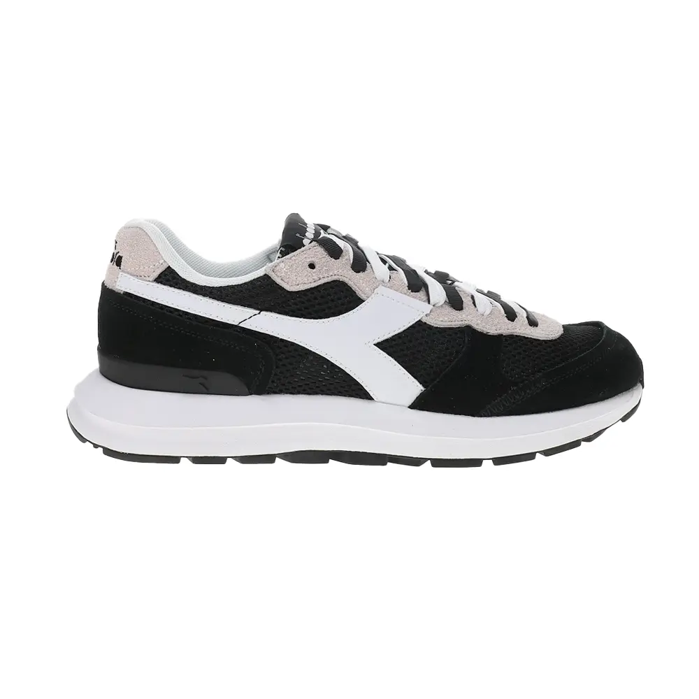 diadora Mens Kmaro 42 Suede Mesh Lace Up Sneakers Shoes Casual - Black